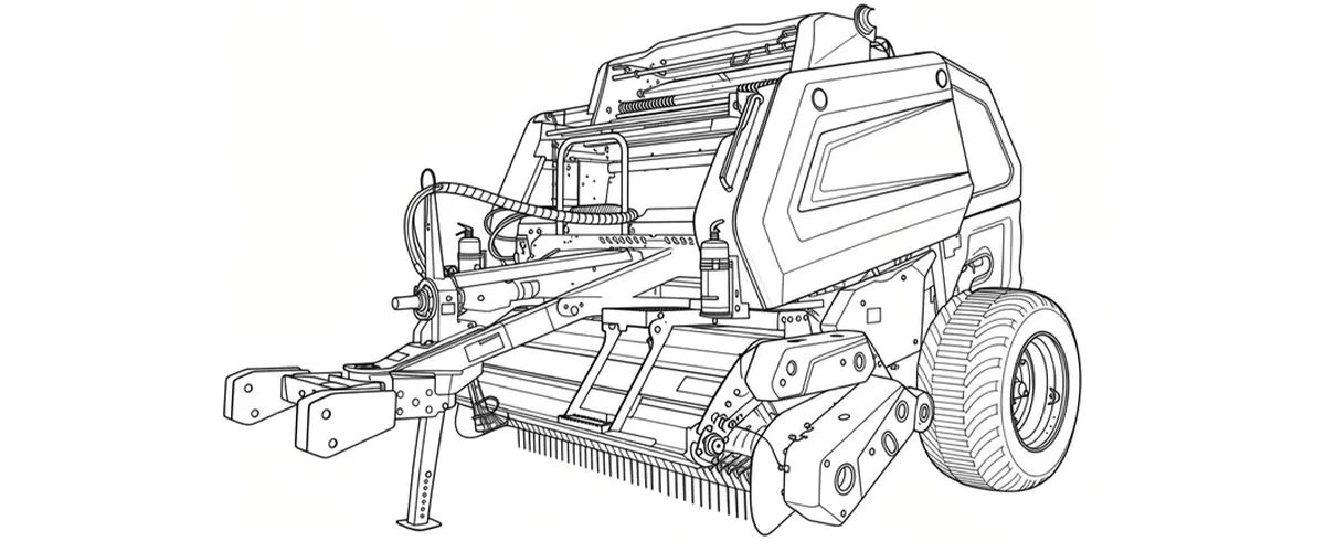 straw-baler-9YG-2.24D S9000-for-draft