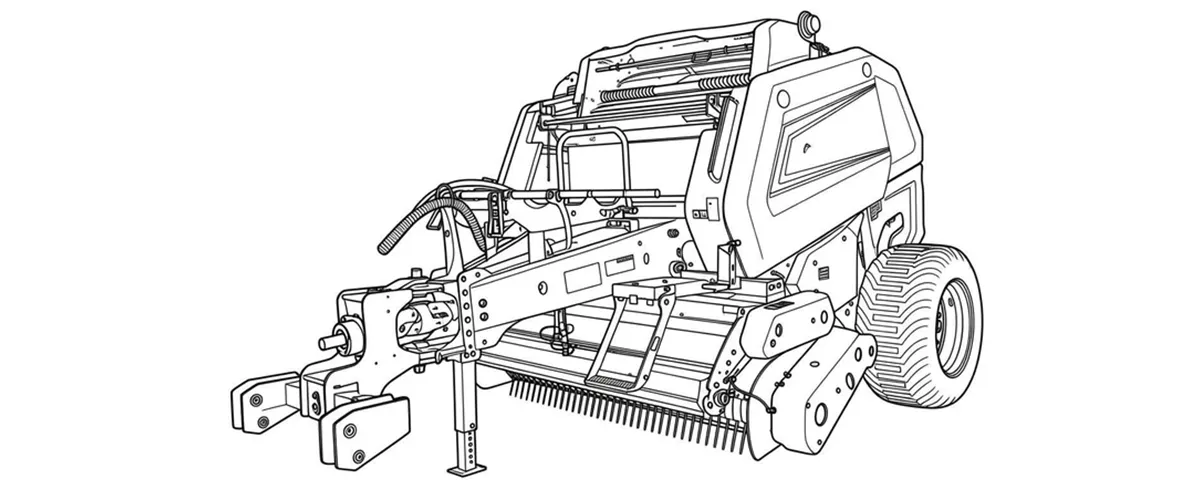 straw-balers.com-9YG-1.25A Round Baler-for-draft