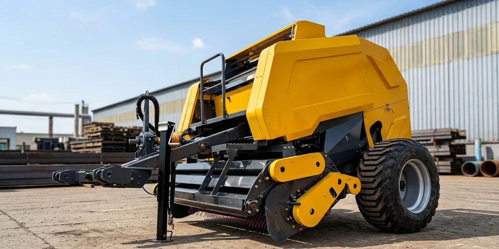 straw-baler-product-EP-4100×2900×2400 Spring Tooth Type Round Baler-draft